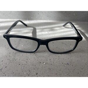 Eyebuydirect Mandi M 52-17-140 C3 Black Acetate Eyeglasses FRAMES ONLY full rim